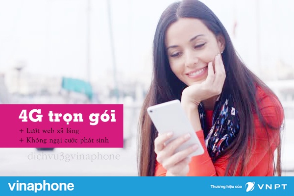 Đăng ký 4G Vinaphone trọn gói không giới hạn dung lượng 1 Đăng ký gói 4G trọn gói Vinaphone