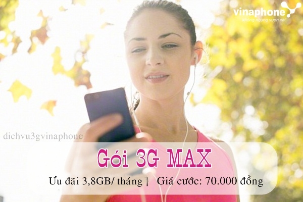 Đăng ký MiMax Vinaphone ưu đãi 3,8GB chỉ 70.000đ/tháng 1 Cách đăng ký gói max Vinaphone