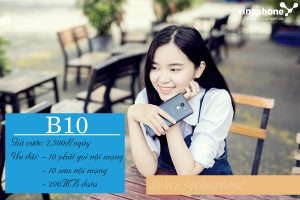 Đăng ký gói B10 Vinaphone tặng ngay 10 phút, 10 SMS và 200MB 10 Hướng dẫn đăng ký gói B10 Vinaphone