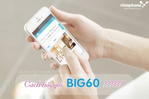 Hướng dẫn hủy gói BIG60 Vinaphone cực nhanh qua tổng đài 888 3 Cách hủy nhanh gói BIG60 mạng Vinaphone
