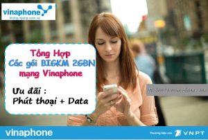 Tổng hợp các gói BIGKM 2GBN VinaPhone ưu đãi Cực Khủng 8 Các gói cước BIGKM 2GBN mạng Vinaphone