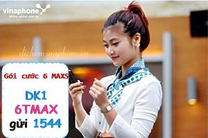 Đăng ký gói 6TMAXS Vinaphone sinh viên dùng 3G Miễn phí 6 tháng 3 Gói cước 6 MAXS mạng Vinaphone