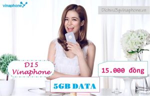 Hướng dẫn đăng ký gói D15 Vinaphone ưu đãi 5GB/ngày chỉ 15.000đ 10 Gói cước D15 mạng Vinaphone