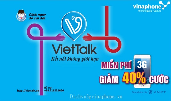Độc chiêu “1 SIM 2 số” từ VietTalk cho thuê bao Vinaphone 1 Ứng dụng Viettalk cho thuê bao Vinaphone