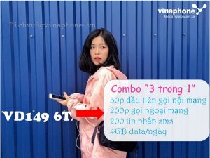 Gói cước VD149 6T mạng Vinaphone