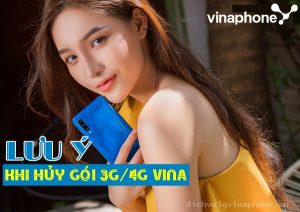 Hai điều cần lưu ý trước khi hủy gói 3G/4G Vinaphone đang dùng 2 Hai điều cần lưu ý trước khi hủy các gói 3G, 4G mạng Vinaphone