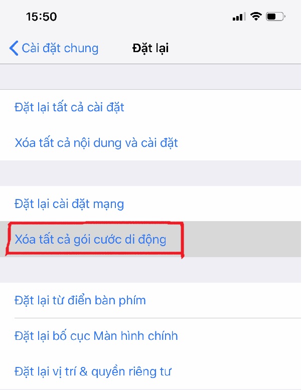 eSIM có bị mất khi reset lại máy hay không? 2 Thông tin e-sim