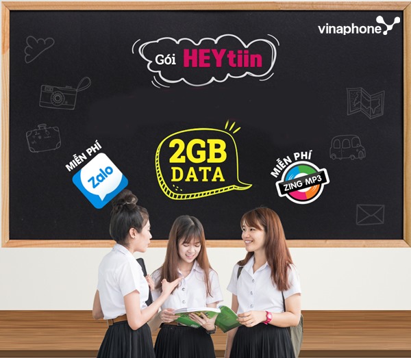 Đăng ký gói HEYTIIN Vinaphone ưu đãi 2GB đến 4GB chỉ từ 25k/tháng 1 Hướng dẫn đăng ký gói Heytiin mạng Vinaphone