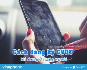 Đăng ký dịch vụ CVQT Vinaphone khi đang ở nước ngoài như thế nào?