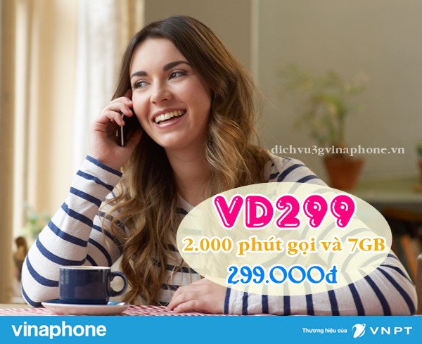 Đăng ký gói VD299 mạng Vinaphone