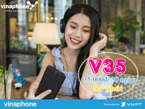 Đăng ký gói V35 Vinaphone nhận 55 phút Miễn Phí chỉ với 35.000đ 2 Đăng ký gói V35 VinaPhone
