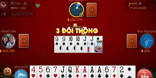 cach choi bai tien len mien nam