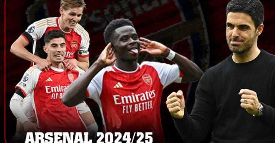 Update Bảng Xếp Hạng Ngoại Hạng Anh 2024/25 Mới Nhất 4 luck8 Arsenal